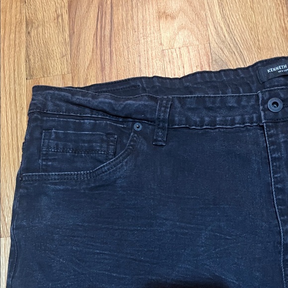 Kenneth Cole Black Straight Men Jeans - Picture 9 of 12